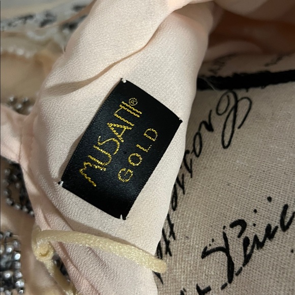 Musani Gold Beaded Evening Gown - Picture 11 of 11